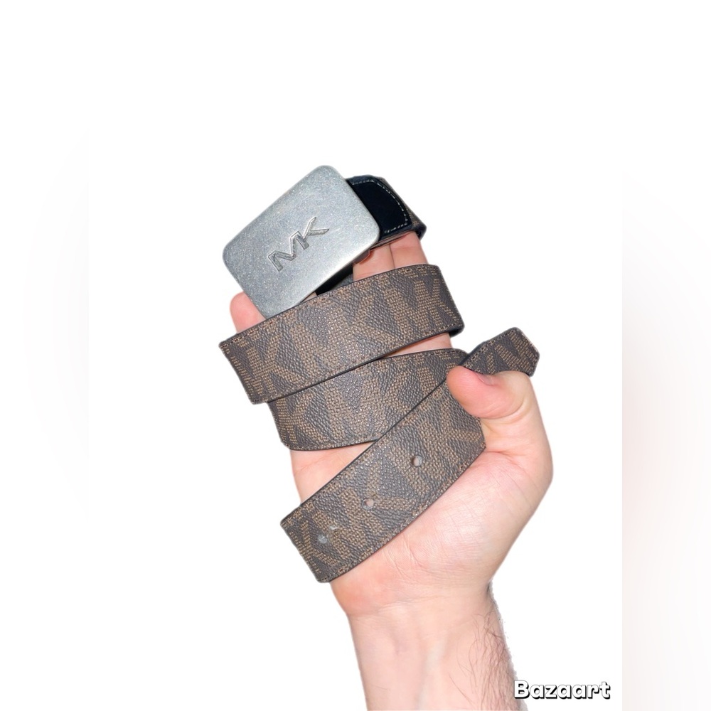 Michael Kors monogram dress belt size 36 bedding belt work belt